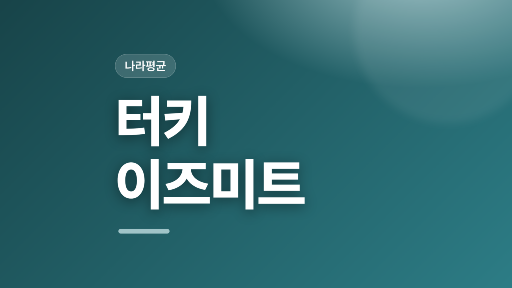 thumbcard 터키 이즈미트 v2