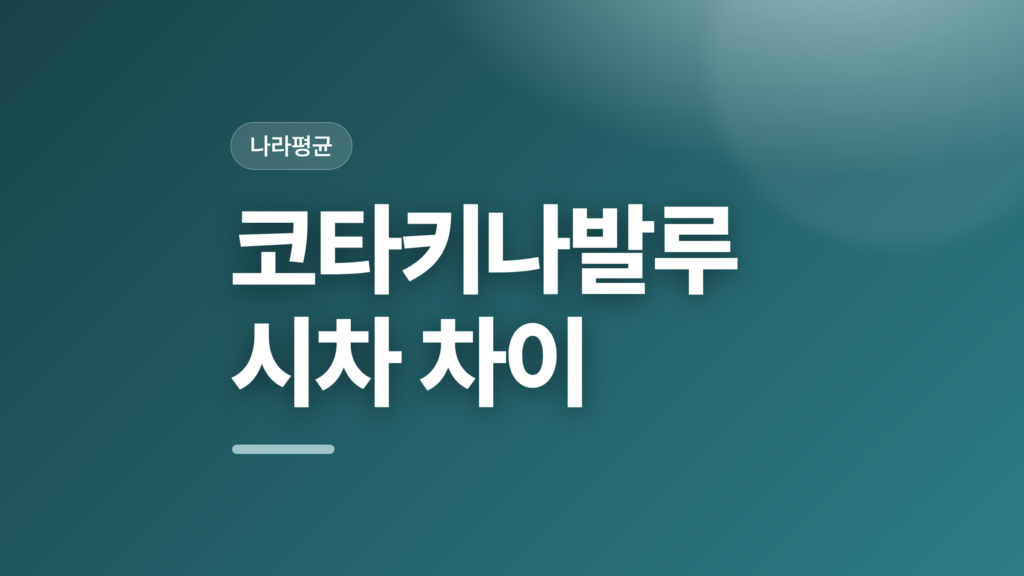 thumbcard 코타키나발루 시차 차이