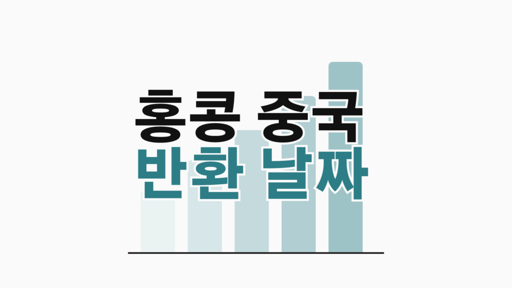 thumbcard 홍콩 중국 반환 날짜